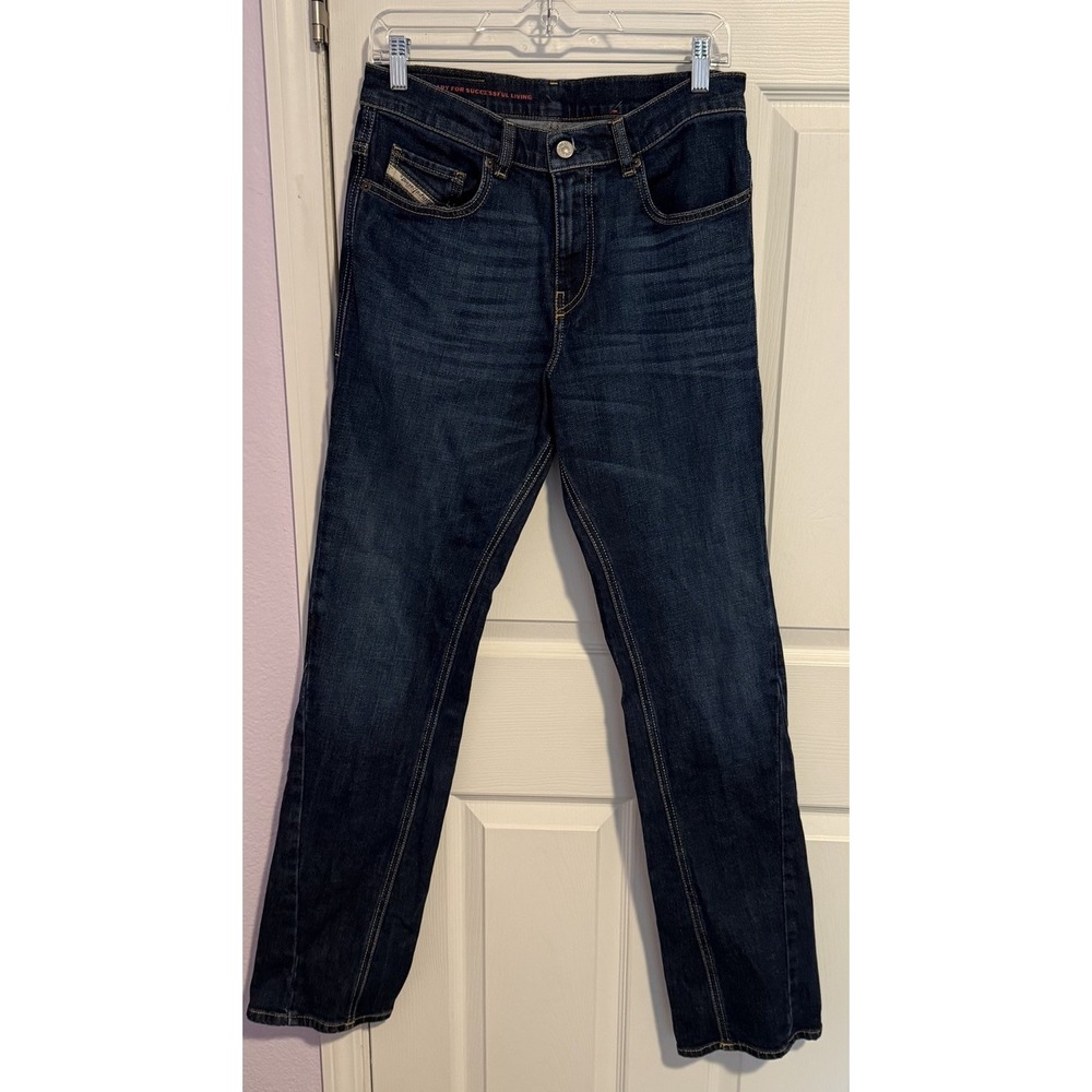 Diesel Men's Jeans 30x32 Dark Wash Blue Straight Leg Workwear Western Rodeo NWOT